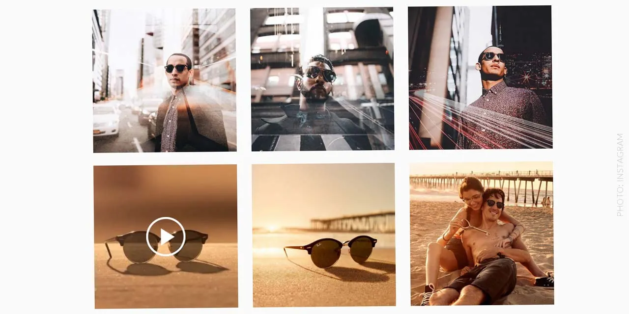 Gafas de aviador Ray Ban espejadas - Gafas de sol de marca como tendencia de verano