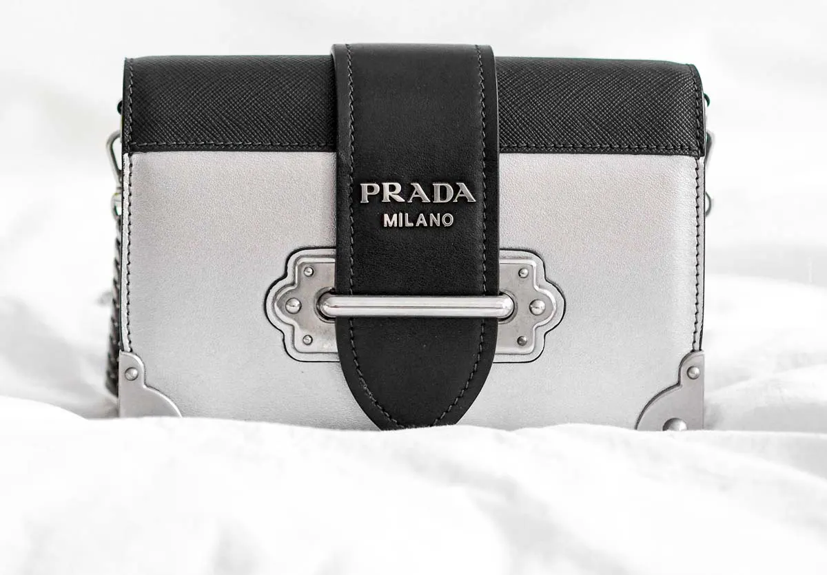 Prada: Nylon y fina piel Saffiano en forma de bolso - Mini, Shoulder and Co.