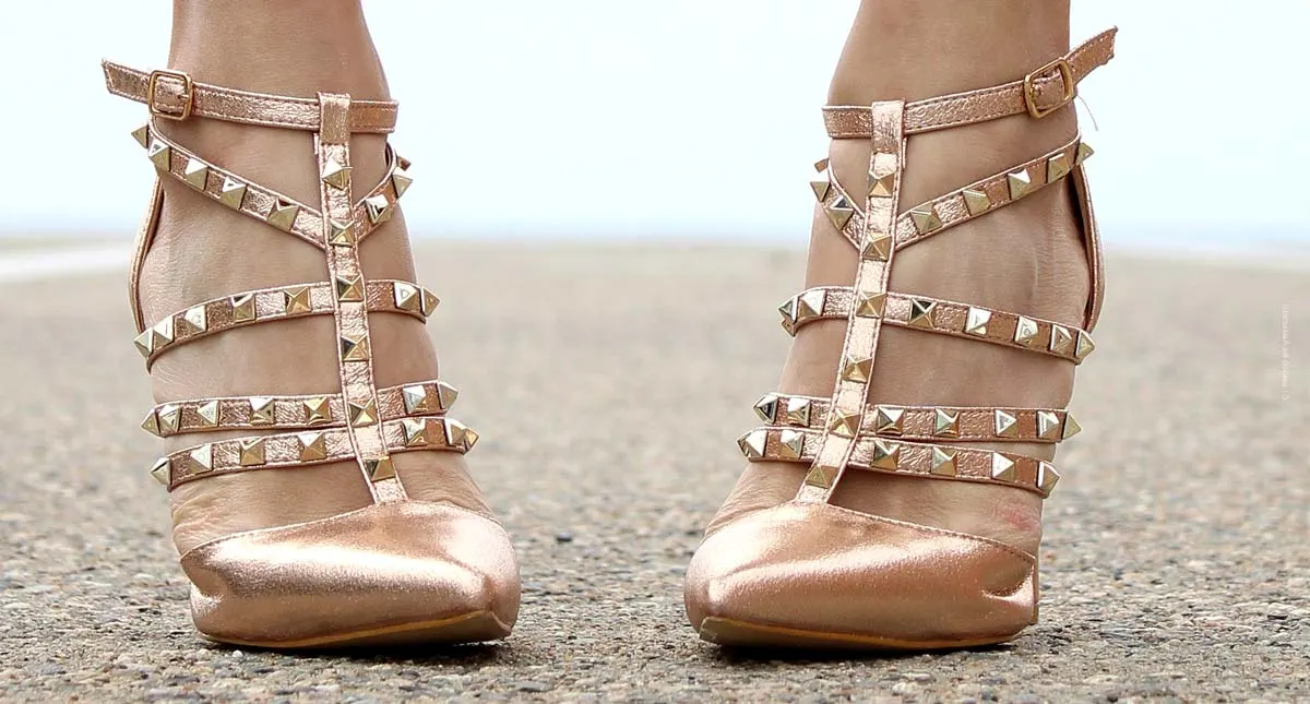 Zapatos Rockstud de Valentino: zapatos de tiras con tachuelas, slingbacks, zapatillas y bailarinas
