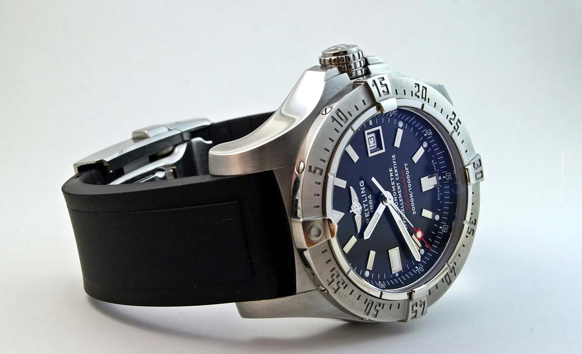 breitling-watch-luxury-price-value-details-blue-silver-leather-wrist